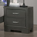 ALISON Night Stand, Dark Walnut - Inland Furniture (San Bernardino, CA)