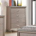 ALLIE Chest Beige & Brown - Inland Furniture (San Bernardino, CA)