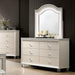 ALLIE Mirror Beige & Rose Gold - Inland Furniture (San Bernardino, CA)