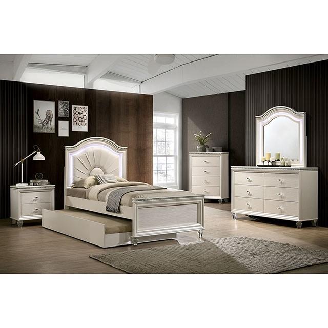 ALLIE Chest Beige & Brown - Inland Furniture (San Bernardino, CA)