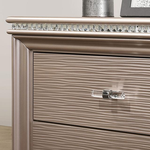 ALLIE Chest Beige & Brown - Inland Furniture (San Bernardino, CA)