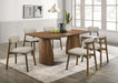 Alnwick 7 Pc Dining Table Set - Inland Furniture (San Bernardino, CA)
