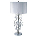 Xia White Table Lamp - Inland Furniture (San Bernardino, CA)
