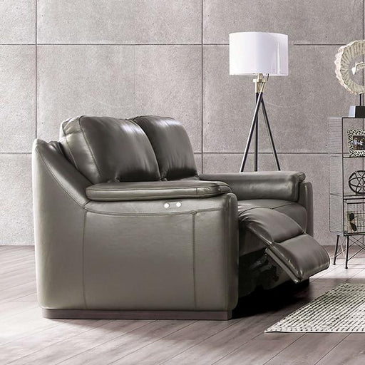 ALTAMURA Power Loveseat, Gray & Beige - Inland Furniture (San Bernardino, CA)