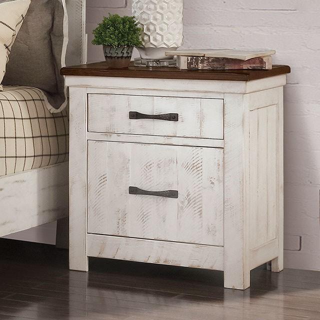 ALYSON Night Stand w/ USB Plug - Inland Furniture (San Bernardino, CA)