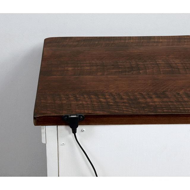 ALYSON Night Stand w/ USB Plug - Inland Furniture (San Bernardino, CA)