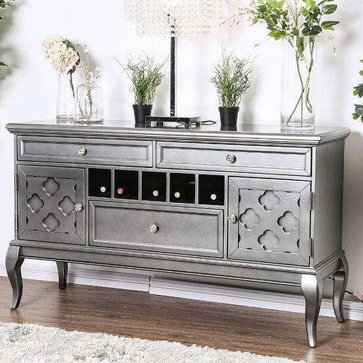 Amina Gray Server - Inland Furniture (San Bernardino, CA)