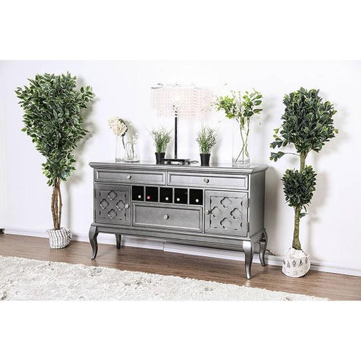 Amina Gray Server - Inland Furniture (San Bernardino, CA)