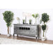 Amina Gray Server - Inland Furniture (San Bernardino, CA)