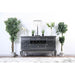 Amina Gray Server - Inland Furniture (San Bernardino, CA)