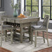 ANAYA Counter Ht. Table, Gray - Inland Furniture (San Bernardino, CA)