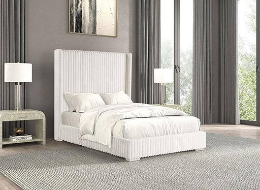Cadwell E.King, Queen, & Full Bed White, Gray, & Black - Inland Furniture (San Bernardino, CA)