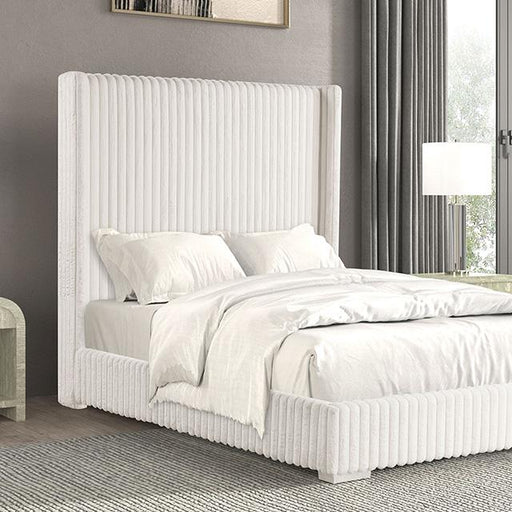Cadwell E.King, Queen, & Full Bed White, Gray, & Black - Inland Furniture (San Bernardino, CA)