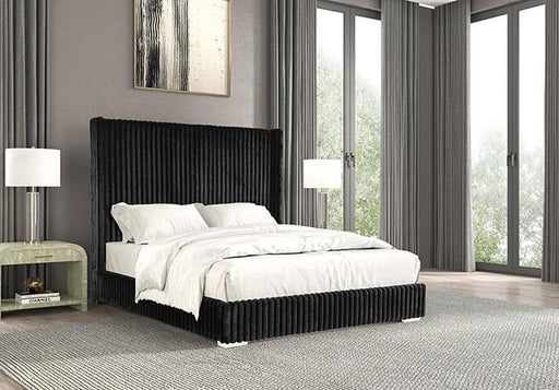 Cadwell Bed Black, Grey, Pink & White - Inland Furniture (San Bernardino, CA)
