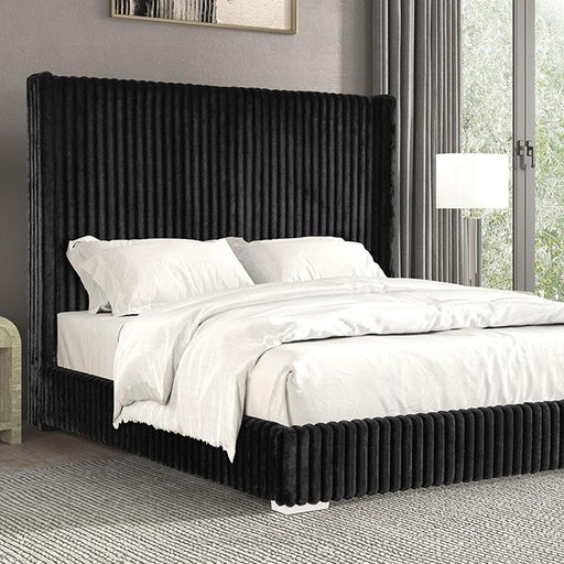 Cadwell Bed Black, Grey, Pink & White - Inland Furniture (San Bernardino, CA)