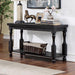 CALANDRA Sofa Table, Antique Black - Inland Furniture (San Bernardino, CA)