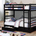 California Iv Black, Walnut, Gray, & White Twin/Twin Bunk Bed - Inland Furniture (San Bernardino, CA)