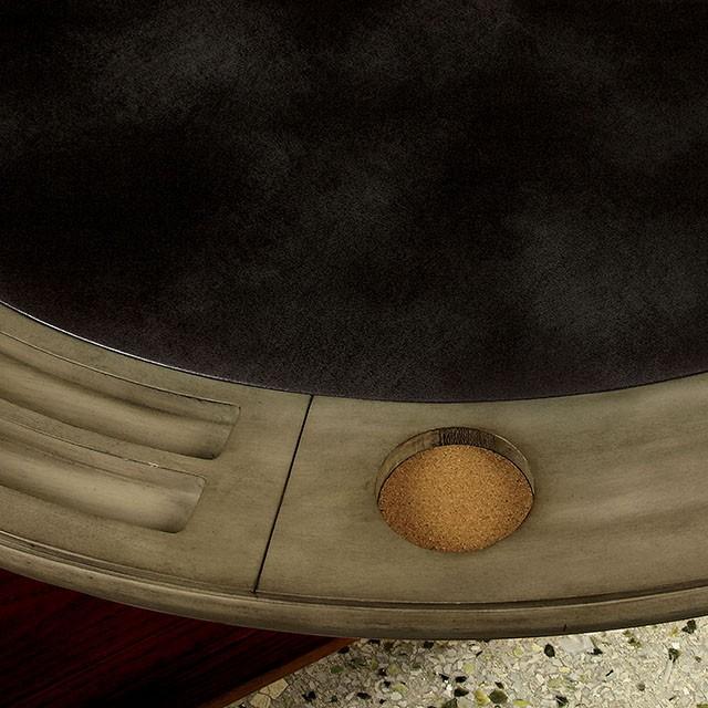 YELENA Gray Game Table - Inland Furniture (San Bernardino, CA)