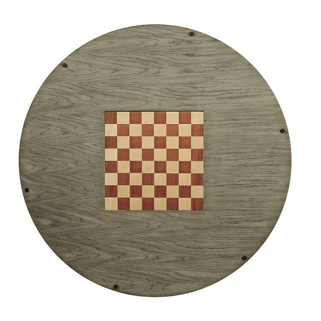 YELENA Gray Game Table - Inland Furniture (San Bernardino, CA)