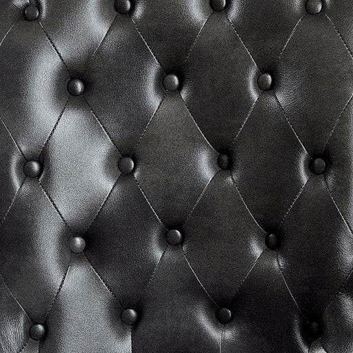 YELENA Gray/Black Height-Adjustable Arm Chair - Inland Furniture (San Bernardino, CA)