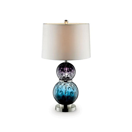 Camila Purple/Blue 27.5"H Glass Table Lamp - Inland Furniture (San Bernardino, CA)