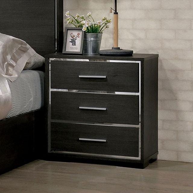 Camryn Warm Gray Night Stand - Inland Furniture (San Bernardino, CA)