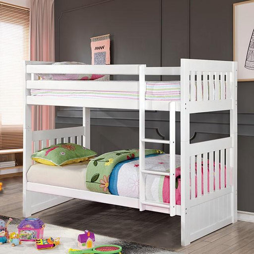 Canberra Twin/Full Bunk Bed - Inland Furniture (San Bernardino, CA)