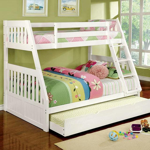 Canberra Twin/Full Bunk Bed - Inland Furniture (San Bernardino, CA)