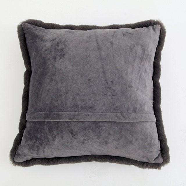 Caparica Charcoal 20" X 20" Pillow, Charcoal - Inland Furniture (San Bernardino, CA)