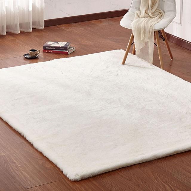 Caparica Off White 5' X 7' Area Rug - Inland Furniture (San Bernardino, CA)