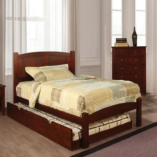 Cara Cherry Twin Bed - Inland Furniture (San Bernardino, CA)