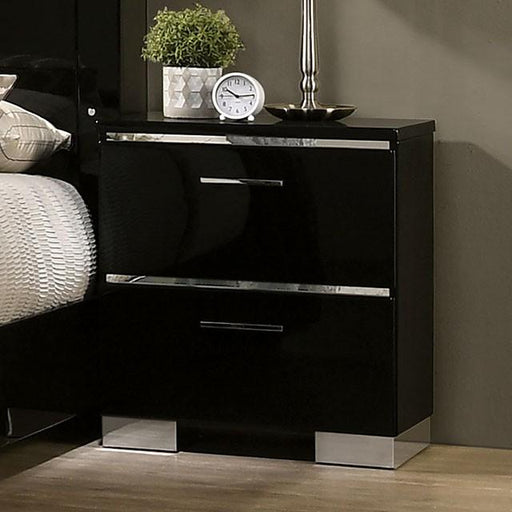 CARLIE Night Stand w/ USB Plug - Inland Furniture (San Bernardino, CA)