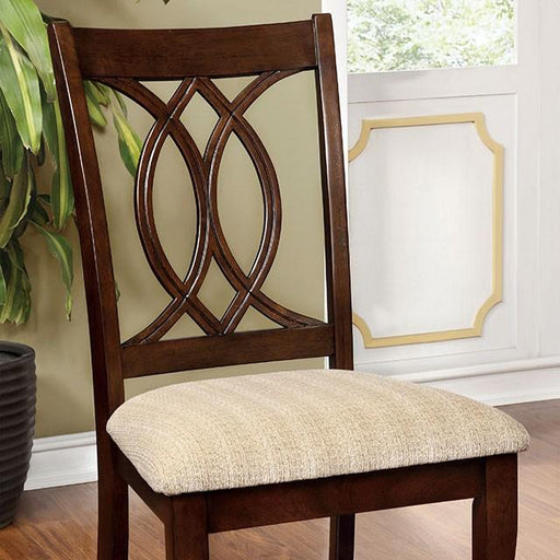 Carlisle Brown Cherry Side Chair (2/CTN) - Inland Furniture (San Bernardino, CA)