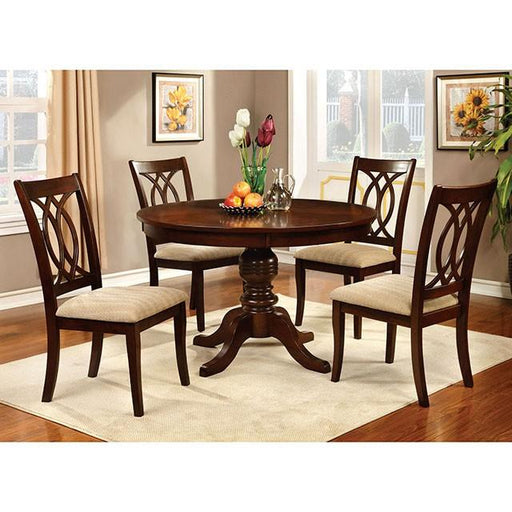 Carlisle Brown Cherry Side Chair (2/CTN) - Inland Furniture (San Bernardino, CA)