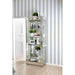 Carrollton Chrome Curio Cabinet - Inland Furniture (San Bernardino, CA)