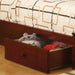 Carus Cherry Twin Bed - Inland Furniture (San Bernardino, CA)