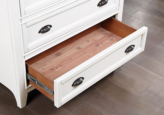 CASTILE Chest, White - Inland Furniture (San Bernardino, CA)