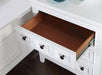 CASTILE Night Stand w/ USB, White - Inland Furniture (San Bernardino, CA)