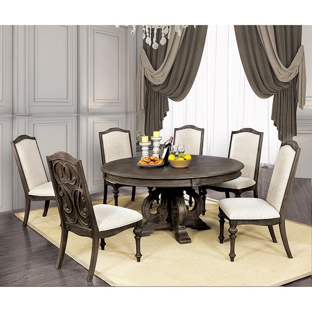 Arcadia Rustic Dining Table Set - Inland Furniture (San Bernardino, CA)