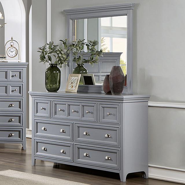 CASTLILE Dresser, Gray - Inland Furniture (San Bernardino, CA)