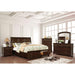 Castor Bed Black, Chrome, & White - Inland Furniture (San Bernardino, CA)