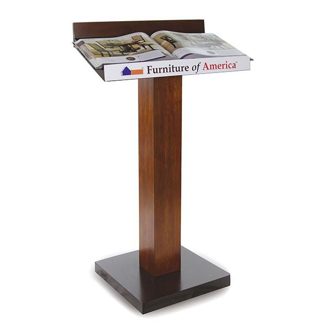 Catalia Dark Oak/Espresso Book Stand - Inland Furniture (San Bernardino, CA)