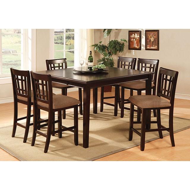 Central Park Square Counter Ht. Table - Inland Furniture (San Bernardino, CA)
