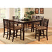 Central Park Square Counter Ht. Table - Inland Furniture (San Bernardino, CA)