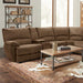 CERELIA Power Sectional, Brown - Inland Furniture (San Bernardino, CA)