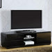 Cerro Black 59" TV Console, Black - Inland Furniture (San Bernardino, CA)