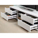 Cerro White 59" TV Console, White - Inland Furniture (San Bernardino, CA)