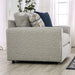 CHANCERY Chair & Half, Gray/Navy - Inland Furniture (San Bernardino, CA)