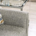 CHANCERY Chair & Half, Gray/Navy - Inland Furniture (San Bernardino, CA)