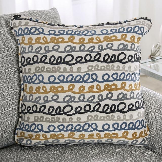 CHANCERY Chair & Half, Gray/Navy - Inland Furniture (San Bernardino, CA)